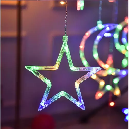 Kurtyna świetlna 138 LED USB- multicolor KŚ19754 - obrazek 4