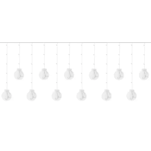 Kurtyna świetlna 108LED USB- zimny biały KŚ19770 - obrazek 5