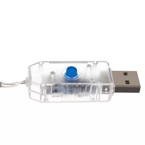 Kurtyna świetlna 108LED USB- zimny biały KŚ19770 - obrazek 11