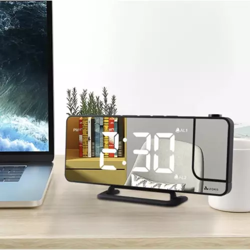 Budzik- zegar LED z projektorem Izoxis 19576 - obrazek 5