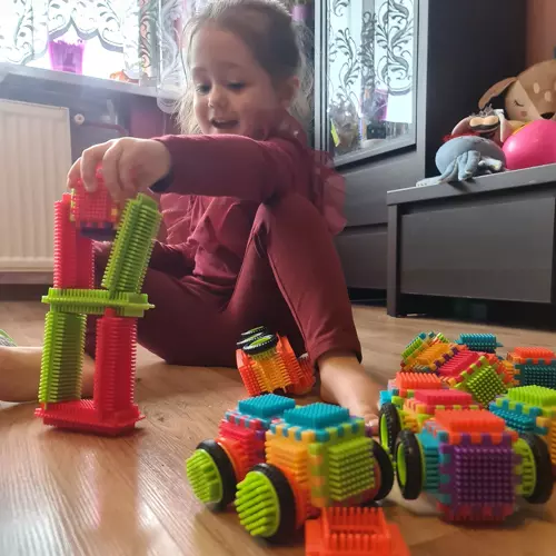 Klocki konstrukcyjne- jeżyki 192szt. Kruzzel 20376 - obrazek 9