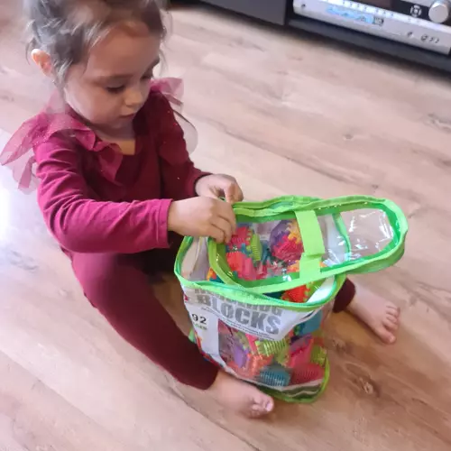 Klocki konstrukcyjne- jeżyki 192szt. Kruzzel 20376 - obrazek 12