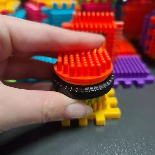 Klocki konstrukcyjne- jeżyki 192szt. Kruzzel 20376 - obrazek 5