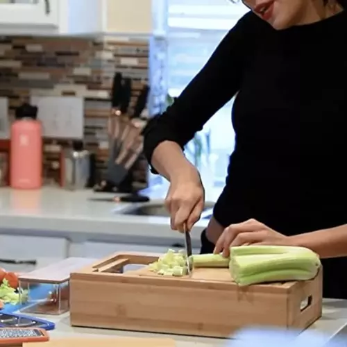 Deska bambusowa z pojemnikami Ruhhy 20205 - obrazek 6