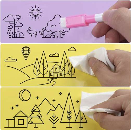 Pisaki suchościeralne- zestaw 12szt. Maaleo 21646 - obrazek 10