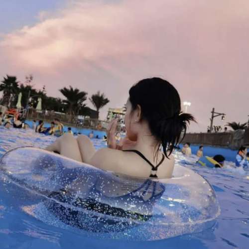 Koło dmuchane z brokatem Malatec 20930 - obrazek 2