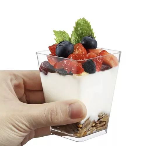 Pucharki kwadratowe- 50szt. 120ml Ruhhy 21164 - obrazek 7