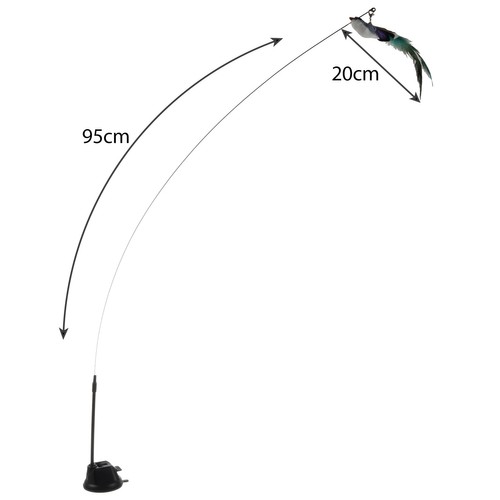 Zabawka dla kota z przyssawką Purlov 22099 - obrazek 2