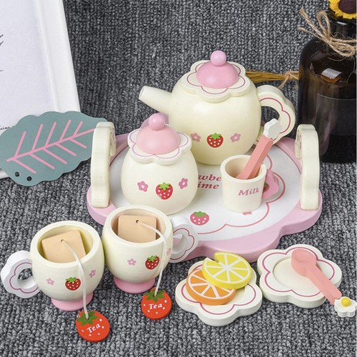 Serwis do herbaty drewniany Kruzzel 21950 - obrazek 3