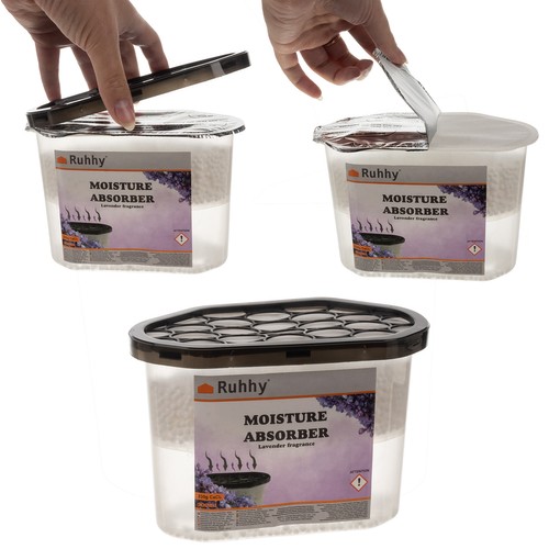 Pochłaniacz wilgoci lawendowy- 500ml Ruhhy 22136 - obrazek 2