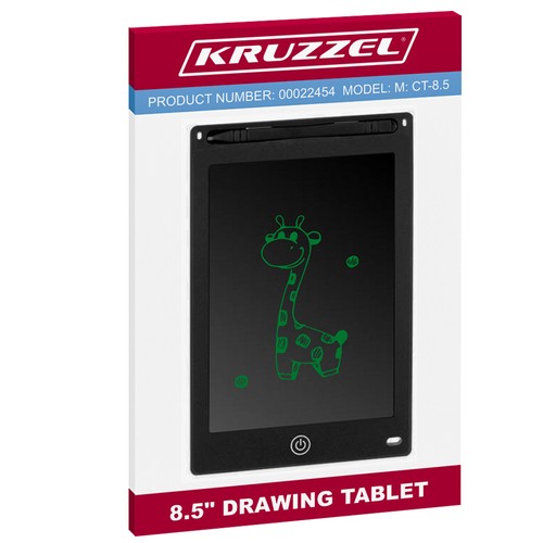 Tablet do rysowania 8,5" czarny KRUZZEL 22454 - obrazek 7