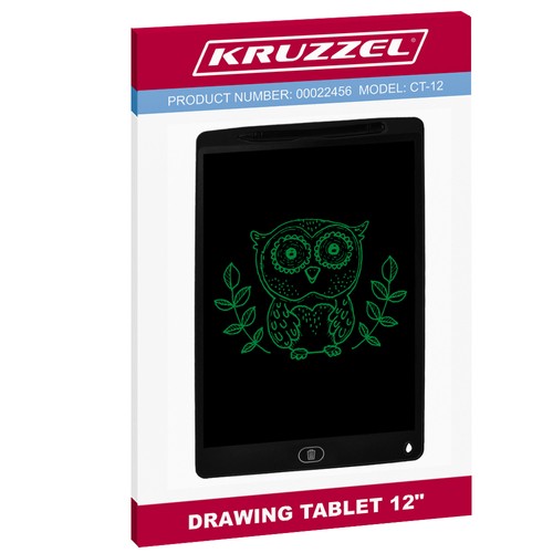 Tablet do rysowania 12" czarny KRUZZEL 22456 - obrazek 7
