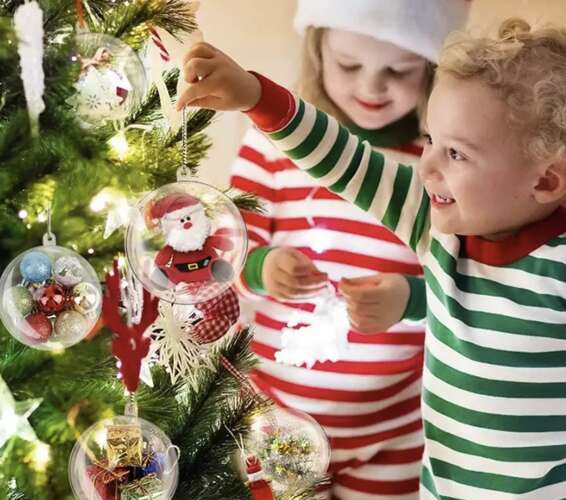 Bombki przezroczyste 10cm- zestaw 5szt Ruhhy 22276 - obrazek 13