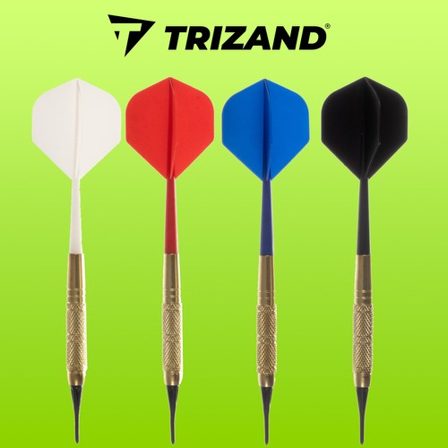 Rzutki dart zestaw 12szt + groty Trizand 21658 - obrazek 2
