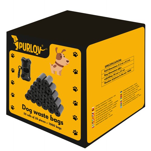 Zestaw woreczków na odchody + etui Purlov 22812 - obrazek 7