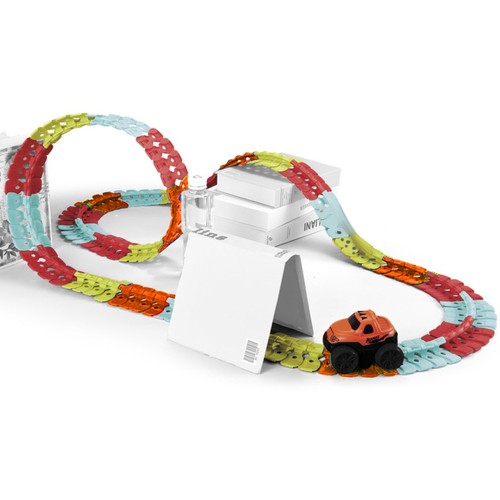 Tor wyścigowy- 193 elementy + autko 22461 - obrazek 3