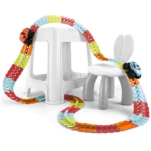 Tor wyścigowy- 193 elementy + autko 22461 - obrazek 4