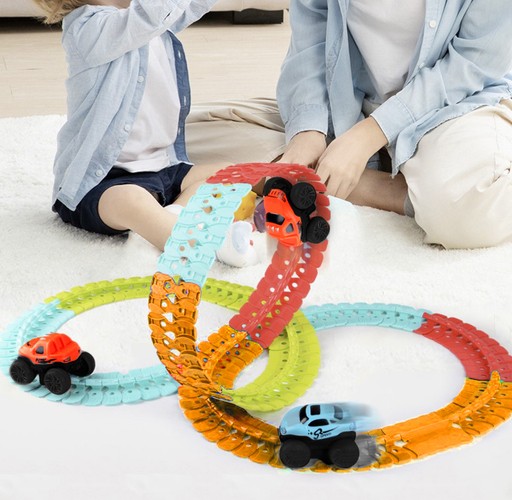 Tor wyścigowy- 193 elementy + autko 22461 - obrazek 14