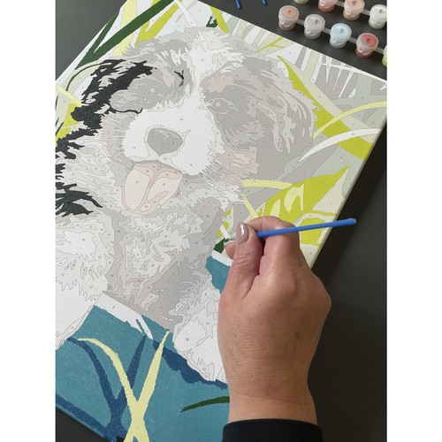 Malowanie po numerach 40x30cm- pies Maaleo 22780 - obrazek 11