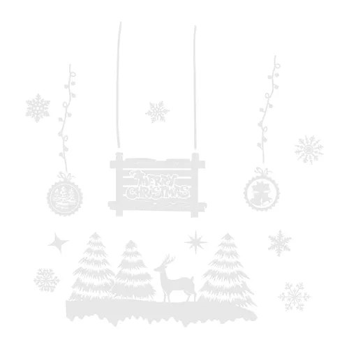 Naklejki świąteczne na okno Ruhhy 22253 - obrazek 2