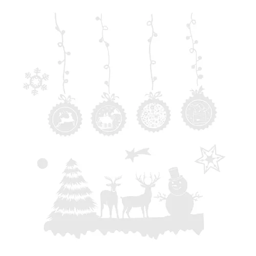 Naklejki świąteczne na okno Ruhhy 22253 - obrazek 3