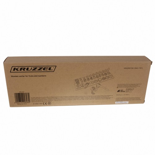 Układanka drewniana- sorter 6w1 Kruzzel 22636 - obrazek 9