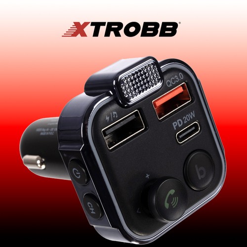 Transmiter/ ładowarka bluetooth FM Xtrobb 22355 - obrazek 2