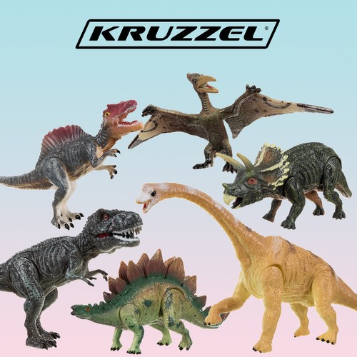 Dinozaury- figurki ruchome 6szt. 22398 - obrazek 2