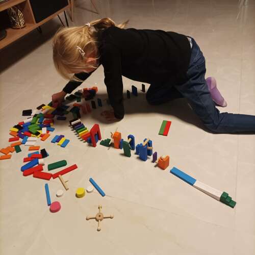 Domino drewniane 360 el Kruzzel 22914 - obrazek 8