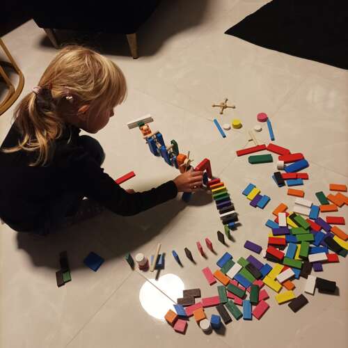 Domino drewniane 360 el Kruzzel 22914 - obrazek 11