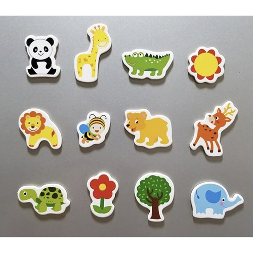 Magnesy na lodówkę - zwierzątka 12 szt 22615 - obrazek 4