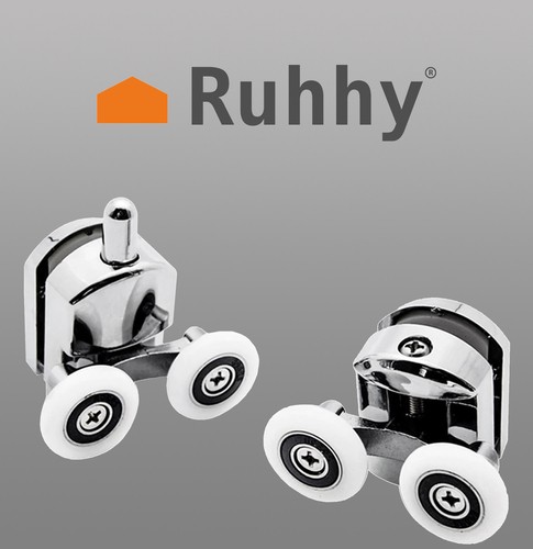 Kółka do kabiny prysznicowej - 8szt. Ruhhy 22900 - obrazek 2