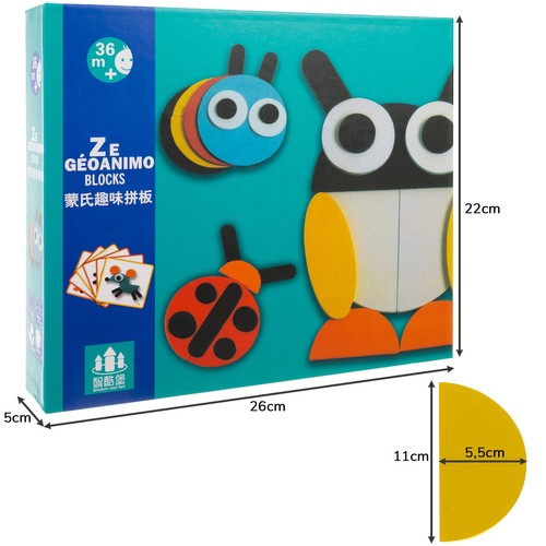 Układanka drewniana- puzzle Kruzzel 22426 - obrazek 4