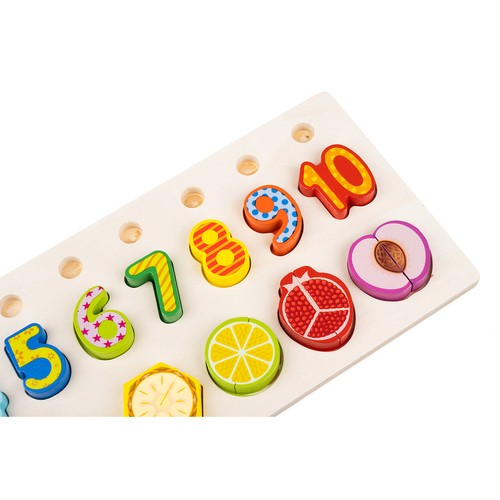 Sorter drewniany na owoce i cyfry 22607 - obrazek 8