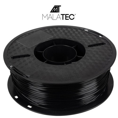 Filament PLA 3D 1kg 1.75mm- czarny Malatec 22040 - obrazek 2