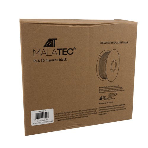 Filament PLA 3D 1kg 1.75mm- czarny Malatec 22040 - obrazek 9