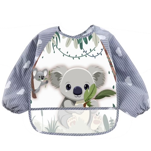 Śliniak/ fartuszek z rękawami Kruzzel 22255 - obrazek 3