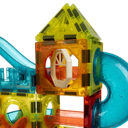 Klocki magnetyczne- tor 77el. Kruzzel 22684 - obrazek 4