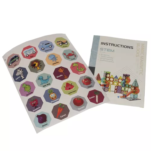 Klocki magnetyczne- tor 77el. Kruzzel 22684 - obrazek 9