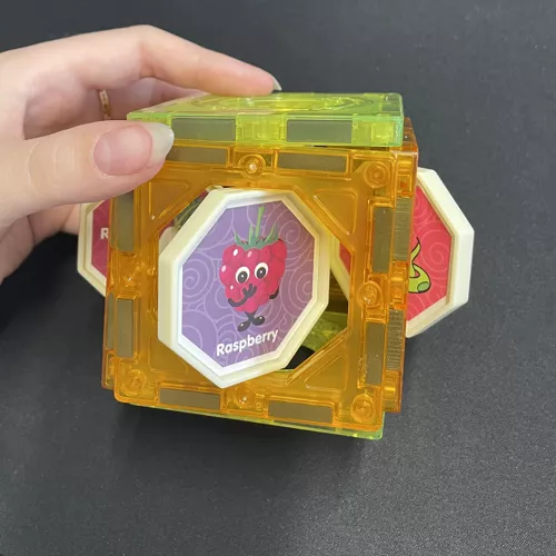 Klocki magnetyczne- tor 77el. Kruzzel 22684 - obrazek 16