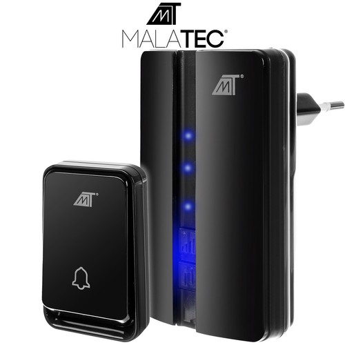 Dzwonek bezprzewodowy czarny Malatec 23371 - obrazek 2