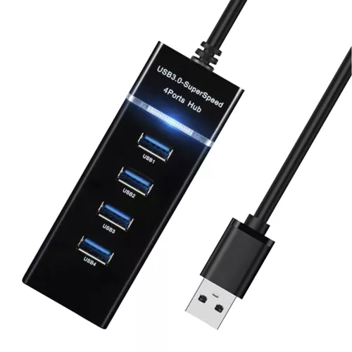 Hub USB- 4 porty USB 3.0 Izoxis 19157 - obrazek 4