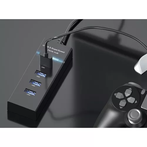 Hub USB- 4 porty USB 3.0 Izoxis 19157 - obrazek 8