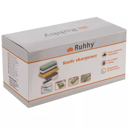 Ostrzałka do noży-2 kamienie+akcesoria Ruhhy 23763 - obrazek 3