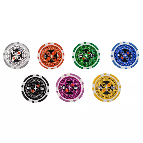 Poker - zestaw 500 żetonów w walizce HQ 23529 - obrazek 5