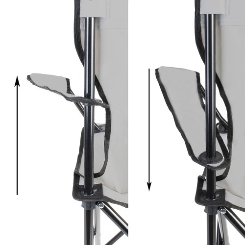 Krzesło wędkarskie szare 23675 - obrazek 13