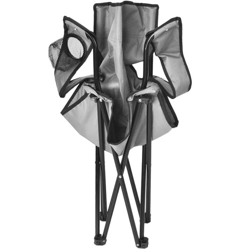 Krzesło wędkarskie szare 23675 - obrazek 7