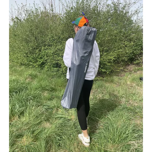 Krzesło wędkarskie czarno-szare 23674 - obrazek 5