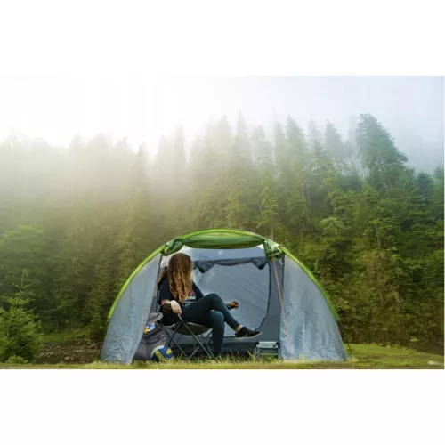 Krzesło wędkarskie czarno-szare 23674 - obrazek 7