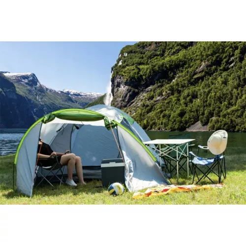 Krzesło wędkarskie czarno-szare 23674 - obrazek 8